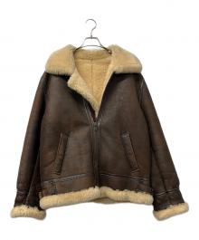 SHEARLING（シャーリング）の古着「B-3ジャケット　SHEARLING」｜ブラウン