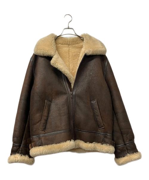 SHEARLING（シャーリング）SHEARLING (シャーリング) B-3ジャケット　SHEARLING ブラウン サイズ:Lの古着・服飾アイテム
