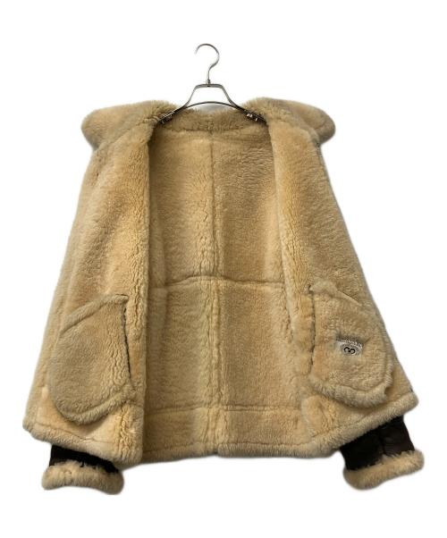SHEARLING（シャーリング）SHEARLING (シャーリング) B-3ジャケット　SHEARLING ブラウン サイズ:Lの古着・服飾アイテム