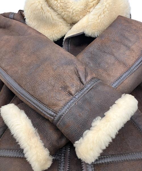SHEARLING（シャーリング）SHEARLING (シャーリング) B-3ジャケット　SHEARLING ブラウン サイズ:Lの古着・服飾アイテム