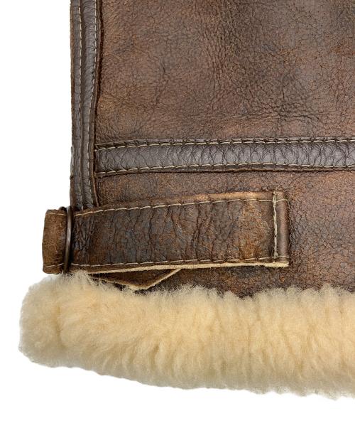 SHEARLING（シャーリング）SHEARLING (シャーリング) B-3ジャケット　SHEARLING ブラウン サイズ:Lの古着・服飾アイテム
