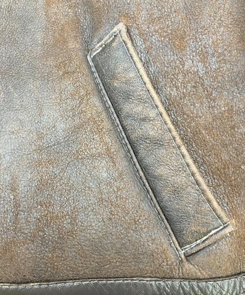 SHEARLING（シャーリング）SHEARLING (シャーリング) B-3ジャケット　SHEARLING ブラウン サイズ:Lの古着・服飾アイテム