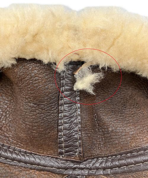 SHEARLING（シャーリング）SHEARLING (シャーリング) B-3ジャケット　SHEARLING ブラウン サイズ:Lの古着・服飾アイテム