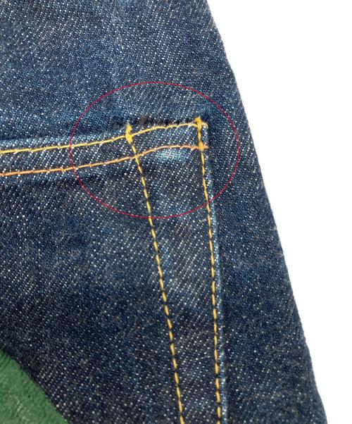 EVISU（エヴィス）EVISU (エヴィス) カモメペイントデニムパン　2000Z インディゴ サイズ:Lの古着・服飾アイテム