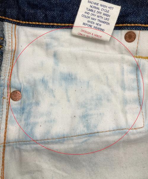 EVISU（エヴィス）EVISU (エヴィス) カモメペイントデニムパン　2000Z インディゴ サイズ:Lの古着・服飾アイテム