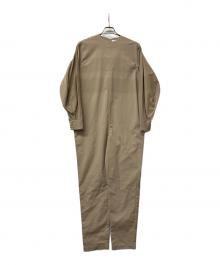 HYKE（ハイク）の古着「オーバーオール　ベルト欠品」｜ベージュ