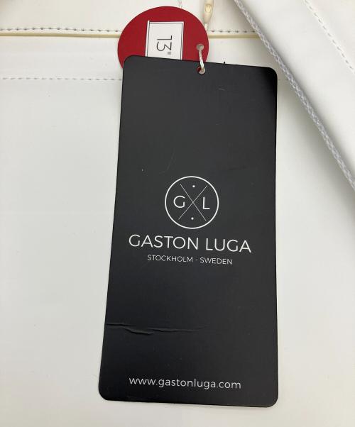 GASTON LUGA（ガストンルーガ）GASTON LUGA (ガストンルーガ) リュック Splash 13 ホワイト×ブラックの古着・服飾アイテム