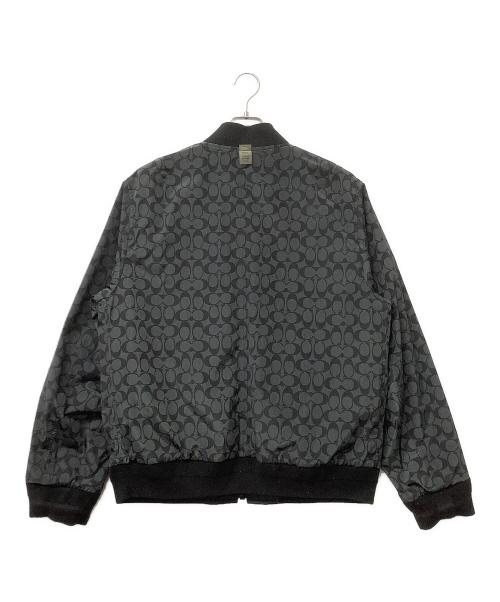COACH（コーチ）COACH (コーチ) リバーシブルブルゾン ブラック サイズ:XLの古着・服飾アイテム