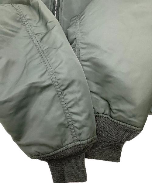ALPHA（アルファ）ALPHA (アルファ) ジャケット MA-1ジャケット グリーン×オレンジ サイズ:MEDIUMの古着・服飾アイテム