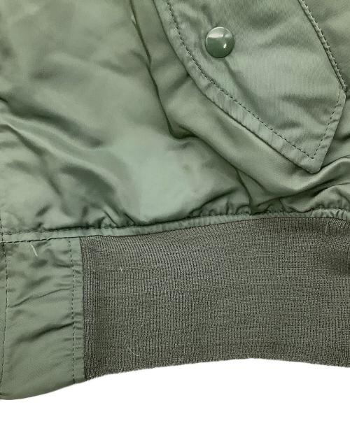 ALPHA（アルファ）ALPHA (アルファ) ジャケット MA-1ジャケット グリーン×オレンジ サイズ:MEDIUMの古着・服飾アイテム