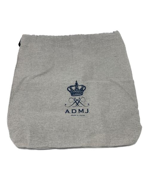 A.D.M.J.（エーディーエムジェイ）A.D.M.J. (エーディーエムジェイ) レザーミニトートバッグ ベージュの古着・服飾アイテム