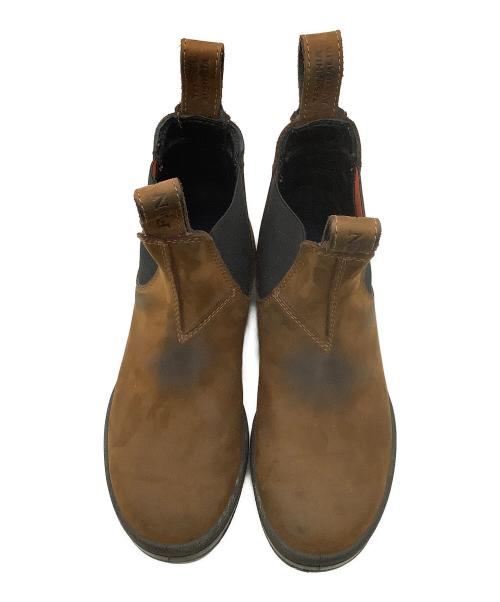FILSON（フィルソン）FILSON (フィルソン) BLUND STONE (ブランドストーン) ヌバックサイドゴアブーツ　TEAK ブラウン サイズ:Lの古着・服飾アイテム