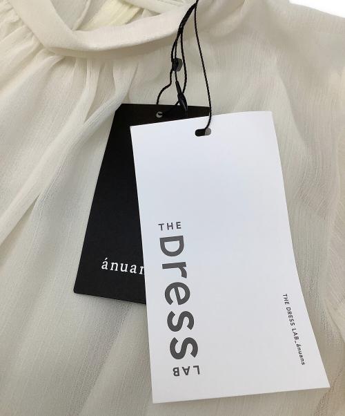 anuans（アニュアンス）anuans (アニュアンス) 長袖ワンピース イレヘムティアードドレス ベージュ サイズ:XSの古着・服飾アイテム