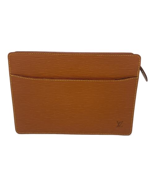 LOUIS VUITTON（ルイ ヴィトン）LOUIS VUITTON (ルイ ヴィトン) クラッチバッグ ブラウンの古着・服飾アイテム