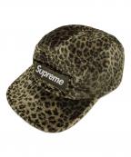 SUPREMEシュプリーム）の古着「キャップ LEOPARD VELVET CAMP CAP」｜ブラウン