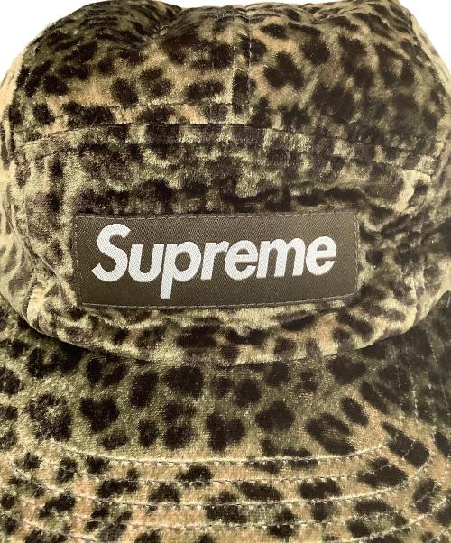 SUPREME（シュプリーム）SUPREME (シュプリーム) キャップ LEOPARD VELVET CAMP CAP ブラウンの古着・服飾アイテム