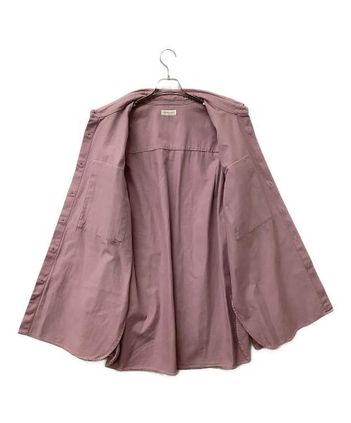 DRIES VAN NOTEN（ドリスヴァンノッテン）DRIES VAN NOTEN (ドリスヴァンノッテン) オーバーサイズシャツ　Crowse M.W. ラベンダー サイズ:Lの古着・服飾アイテム
