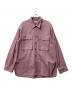 DRIES VAN NOTEN（ドリスヴァンノッテン）の古着「オーバーサイズシャツ　Crowse M.W.」｜ラベンダー