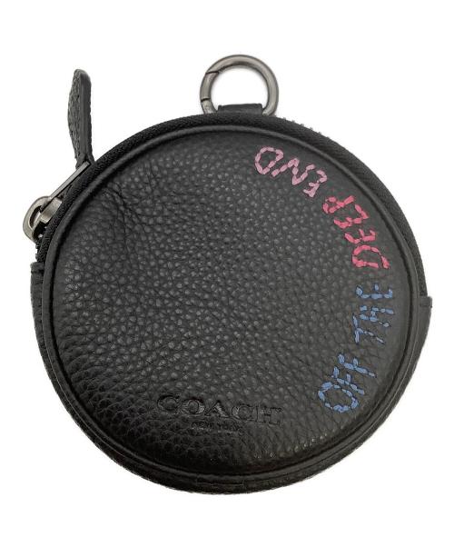 COACH（コーチ）COACH (コーチ) 刺繍ショルダーバッグ ブラックの古着・服飾アイテム
