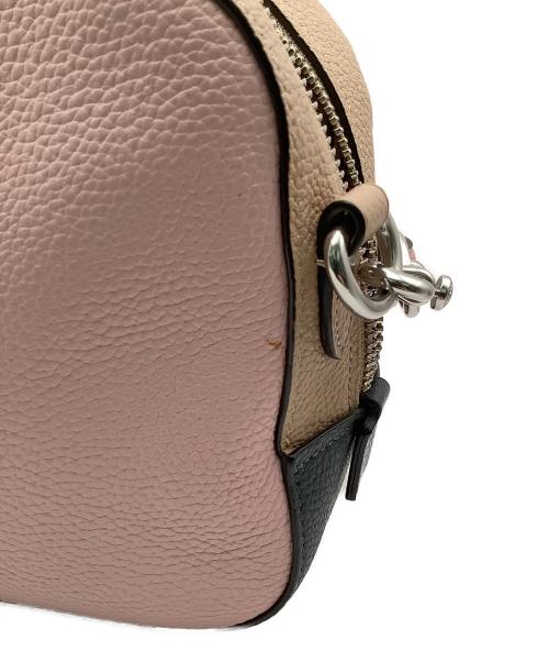 COACH（コーチ）COACH (コーチ) ショルダーバッグ シグネチャー ピンク×ブラウンの古着・服飾アイテム
