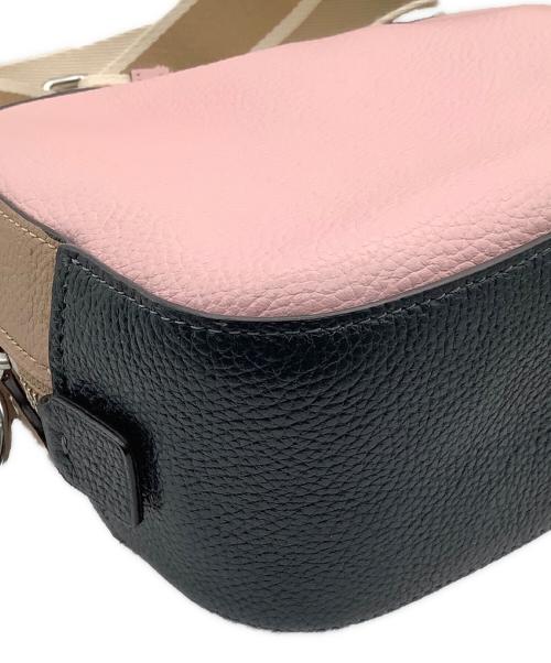 COACH（コーチ）COACH (コーチ) ショルダーバッグ シグネチャー ピンク×ブラウンの古着・服飾アイテム