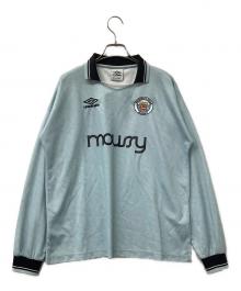UMBRO×moussy（アンブロ×マウジー）の古着「ユニフォーム　カットソー」｜スカイブルー×ネイビー