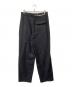 CAMIEL FORTGENS (カミエルフォートヘンス) パンツ コットンウールストライプタックパンツ ネイビー サイズ:S：15000円