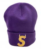 SUPREME×New Eraシュプリーム×ニューエラ）の古着「ビーニー Devil S Logo Beanie」｜パープル