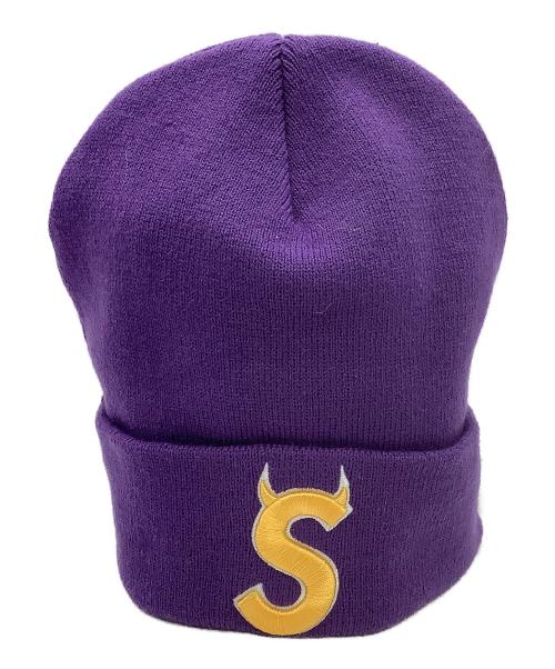 SUPREME（シュプリーム）SUPREME (シュプリーム) New Era (ニューエラ) ビーニー Devil S Logo Beanie パープルの古着・服飾アイテム