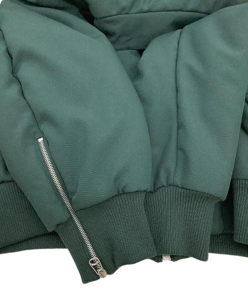 OAMC（オーエーエムシー）OAMC (オーエーエムシー) 中綿ジャケット TAOS BOMBER JACKET グリーン×ベージュ サイズ:Lの古着・服飾アイテム
