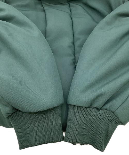 OAMC（オーエーエムシー）OAMC (オーエーエムシー) 中綿ジャケット TAOS BOMBER JACKET グリーン×ベージュ サイズ:Lの古着・服飾アイテム