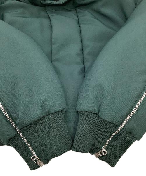 OAMC（オーエーエムシー）OAMC (オーエーエムシー) 中綿ジャケット TAOS BOMBER JACKET グリーン×ベージュ サイズ:Lの古着・服飾アイテム