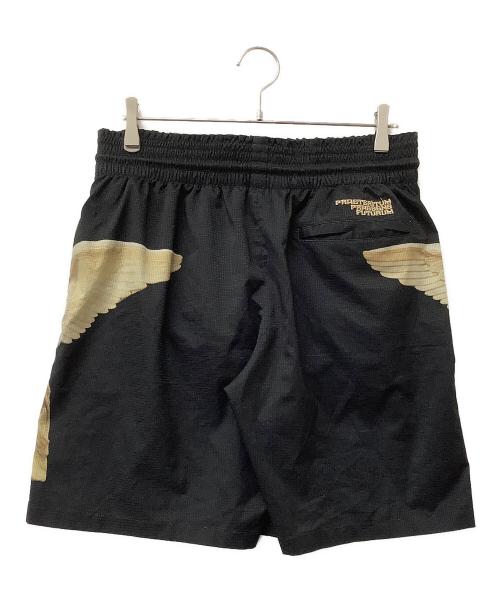 Acne studios（アクネ ストゥディオズ）Acne studios (アクネ ストゥディオズ) ショートパンツ ブラック×ブラウン サイズ:Mの古着・服飾アイテム