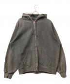 SUPREMEシュプリーム）の古着「ジップパーカー　24ss スモールボックスロゴ」｜ブラウン