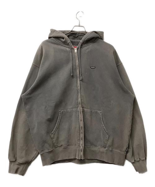 SUPREME（シュプリーム）SUPREME (シュプリーム) ジップパーカー　24ss スモールボックスロゴ ブラウン サイズ:Lの古着・服飾アイテム