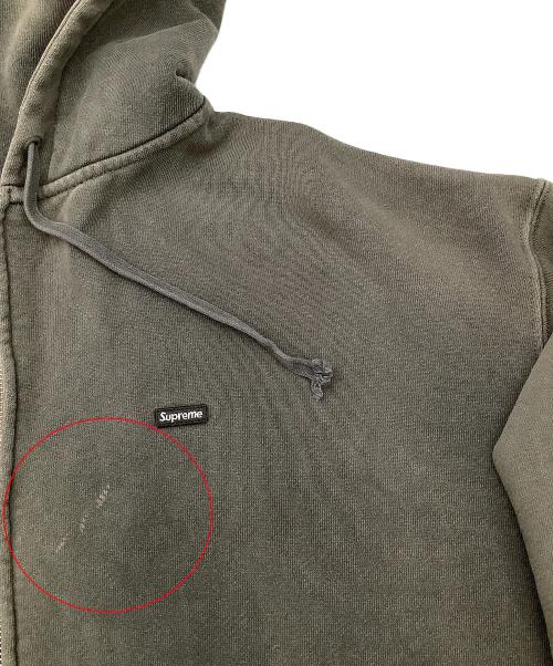 SUPREME（シュプリーム）SUPREME (シュプリーム) ジップパーカー　24ss スモールボックスロゴ ブラウン サイズ:Lの古着・服飾アイテム