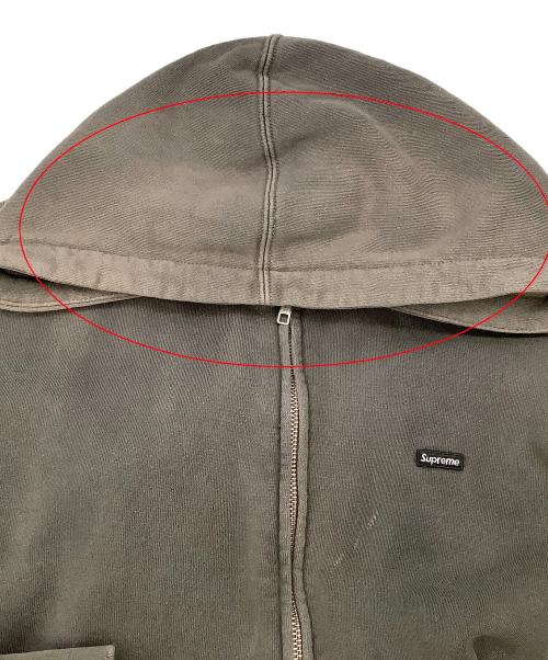 SUPREME（シュプリーム）SUPREME (シュプリーム) ジップパーカー　24ss スモールボックスロゴ ブラウン サイズ:Lの古着・服飾アイテム