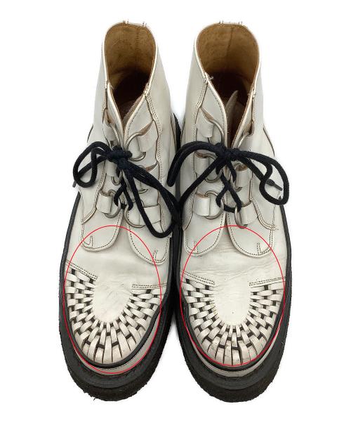 GEORGE COX（ジョージコックス）GEORGE COX (ジョージコックス) ブーツ SKIPTON BOOT ホワイト サイズ:7の古着・服飾アイテム