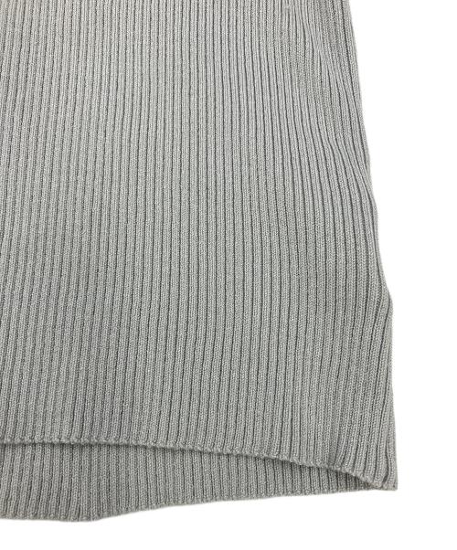 Snidel（スナイデル）Snidel (スナイデル) ニット プリーツドッキングプルオーバー グレー サイズ:FREEの古着・服飾アイテム