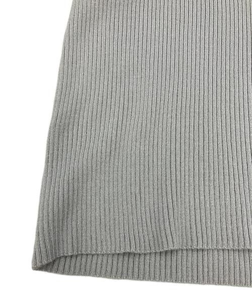 Snidel（スナイデル）Snidel (スナイデル) ニット プリーツドッキングプルオーバー グレー サイズ:FREEの古着・服飾アイテム