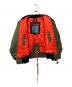 DIESEL (ディーゼル) MA-1ジャケット ALTERNATIVE ENERGY グリーン×オレンジ サイズ:XXS：15000円