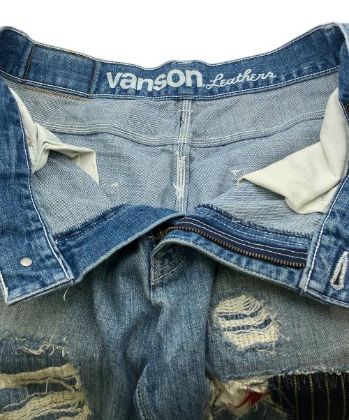 VANSON（バンソン）VANSON (バンソン) パンツ ダメージデニムパンツ Lot 705 ブルー サイズ:36の古着・服飾アイテム