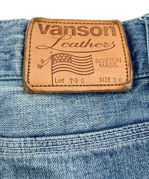 VANSON（バンソン）VANSON (バンソン) パンツ ダメージデニムパンツ Lot 705 ブルー サイズ:36の古着・服飾アイテム