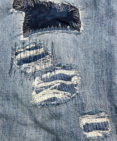 VANSON（バンソン）VANSON (バンソン) パンツ ダメージデニムパンツ Lot 705 ブルー サイズ:36の古着・服飾アイテム