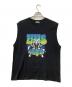 Hysteric Glamour（ヒステリックグラマー）の古着「ノースリーブカットソー THE MAJOR WORLD TOUR」｜ブラック