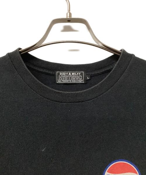 Hysteric Glamour（ヒステリックグラマー）Hysteric Glamour (ヒステリックグラマー) 半袖カットソー HYS BOTTLERS ブラック サイズ:Lの古着・服飾アイテム