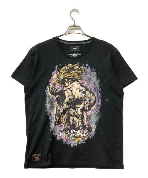 glamb（グラム）glamb (グラム) ジョジョの奇妙な冒険 (ジョジョノキミョウナボウケン) 半袖カットソー DIO Tシャツ ブラック サイズ:3の古着・服飾アイテム