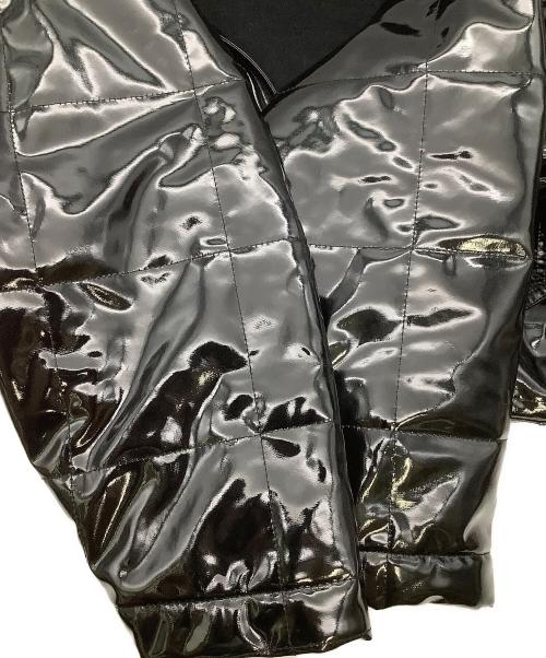 SUPREME（シュプリーム）SUPREME (シュプリーム) Quilted Patent Vinyl Work Jacket ブラック サイズ:Lの古着・服飾アイテム