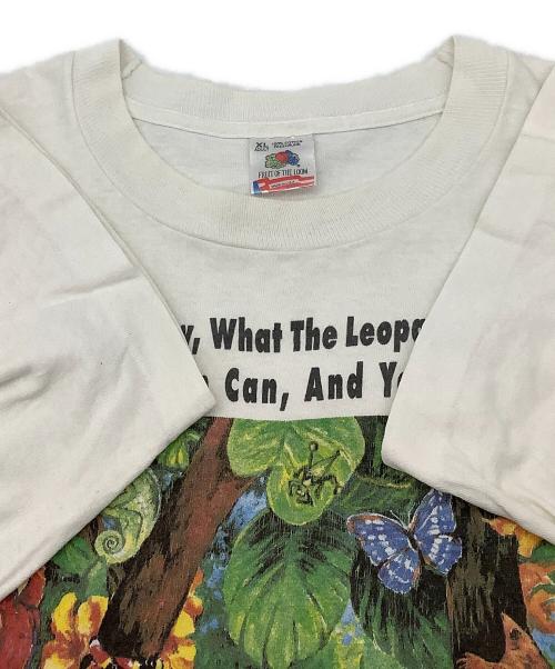 FRUIT OF THE LOOM（フルーツオブザルーム）FRUIT OF THE LOOM (フルーツオブザルーム) 90`s半袖カットソー Human-i-Tees ホワイト サイズ:XLの古着・服飾アイテム