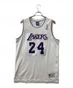 Championチャンピオン）の古着「ゲームシャツ　Kobe Bryant　Los Angeles Lakers」｜ホワイト